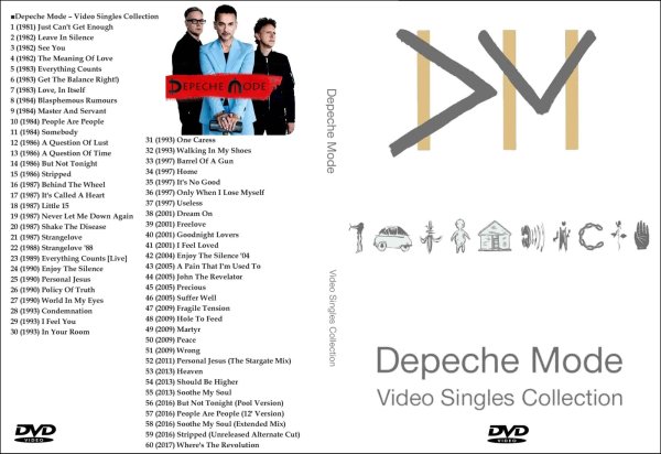 画像1: デペッシュ・モード●DL ビデオシングル60曲 Depeche Mode DVD (1)