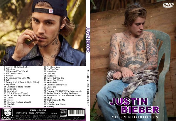 画像1: ジャスティン・ビーバー2025 全高画質プロモ Justin Bieber DVD (1)