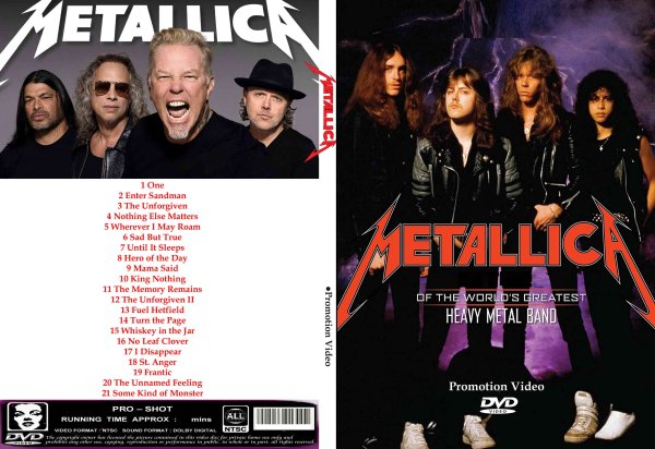 画像1: メタリカ ●プロモ集 Metallica DVD (1)