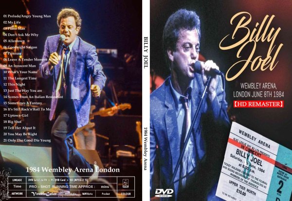 画像1: ビリー・ジョエル 1984 Wembley Billy Joel DVD (1)
