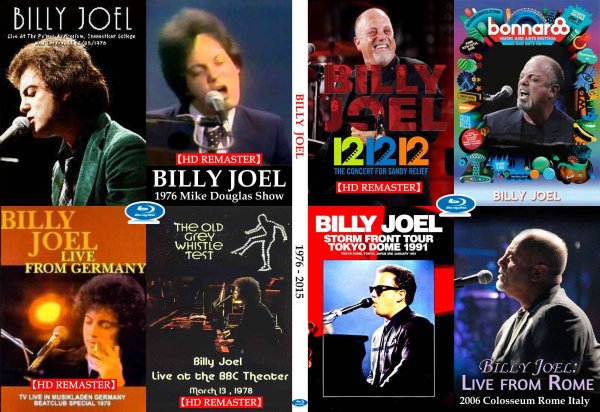 画像1: ブルーレイ ビリー・ジョエル 1976-2015 ライブ Billy Joel Blu-ray (1)