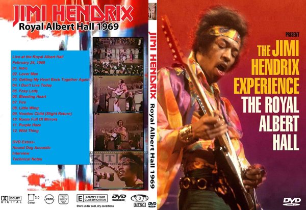 画像1: ジミ・ヘンドリックス 1969 Royal Albert Hall Jimi Hendrix DVD (1)