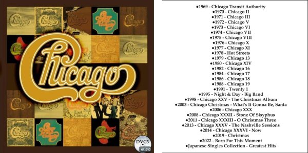 画像1: DVC3■Chicago 全アルバム＋シングルベスト モンスターアイテム MP3DVD (1)