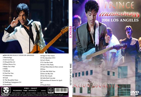 画像1: プリンス 2004 MUSICOLOGY LOS Prince DVD (1)