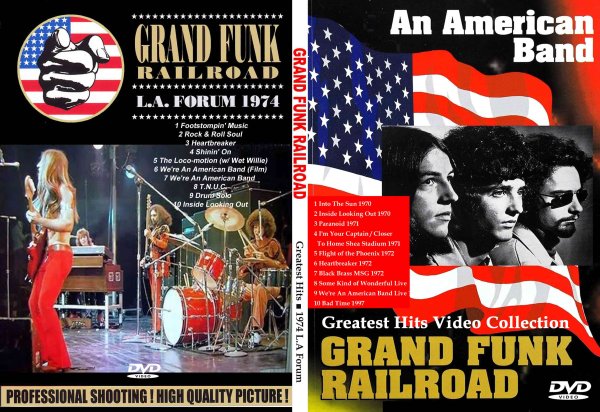画像1: グランドファンクレイルロード Greatest Hits■1974 L.A Grand Funk Railroad DVD (1)
