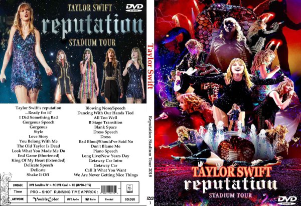 画像1: 1 テイラースウィフト 2018 Reputation Stadium Tour Taylor Swift DVD. (1)