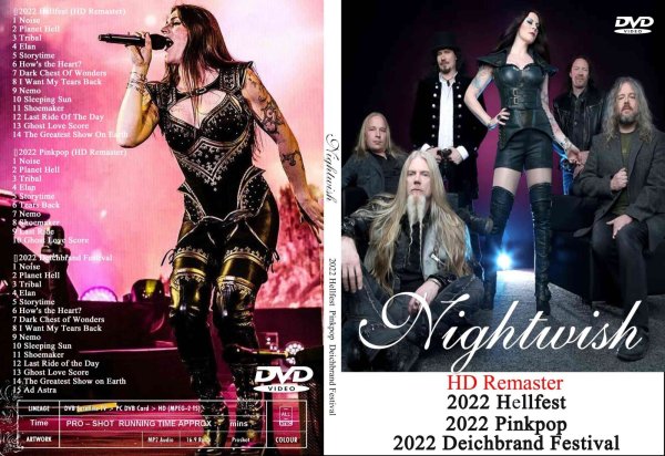 画像1: ナイトウィッシュDL 2022ライブ3本立 Nightwish DVD (1)