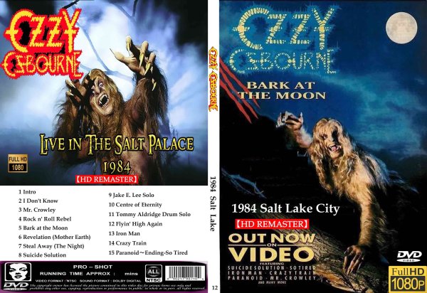 画像1: 12 オジーオズボーン蘇るリマスターBARK 84 Ozzy Osbourne DVD (1)