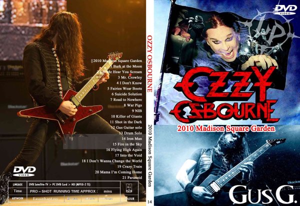 画像1: 14 オジー・オズボーン Gus G期マディソン超貴重ライブ Ozzy Osbourne DVD (1)