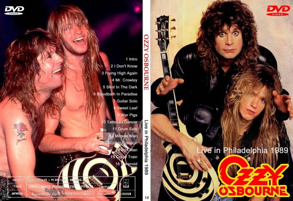 画像1: 14 オジーオズボーン高画質 1989 Ozzy Osbourne DVD (1)