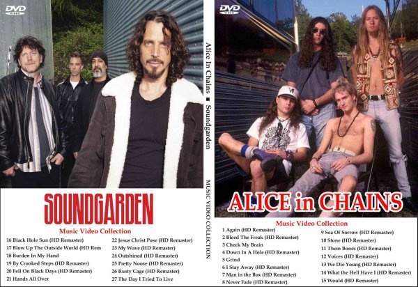 画像1: Alice In Chains■Soundgarden アリスインチェインズ●サウンドガーデン プロモ DVD (1)