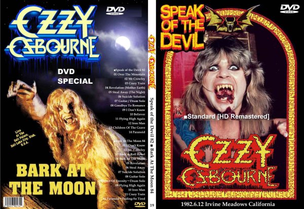 画像1: 19 オジーオズボーンDL Speak 82■Bark 84 Ozzy Osbourne DVD (1)