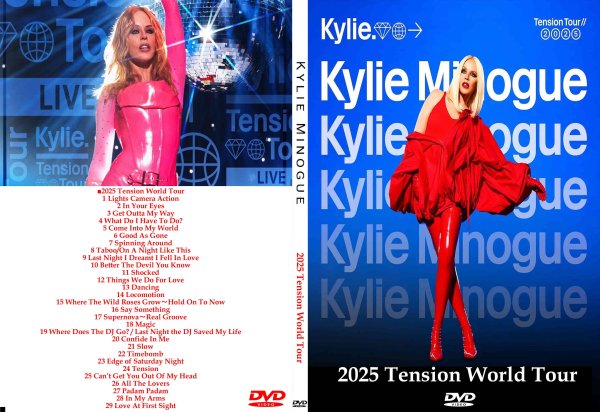 画像1: カイリーミノーグ 2025 Tension World Tour Kylie Minogue DVD (1)