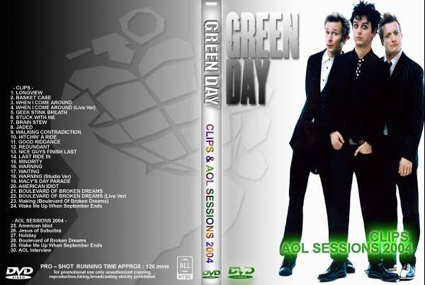 画像1: GREEN DAY高画質プロモクリップ集&AOL 2004グリーンデイ (1)