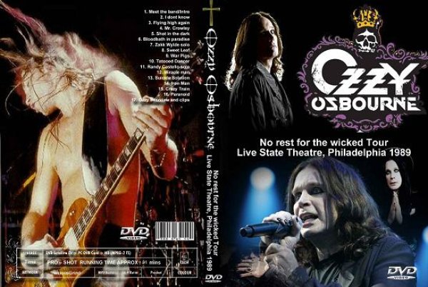 画像1: オジーオズボーン高画質 1989 Ozzy Osbourne (1)