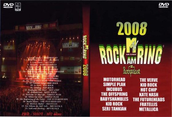 画像1: ROCK AM RING 2008 (Metallica Offspring) (1)