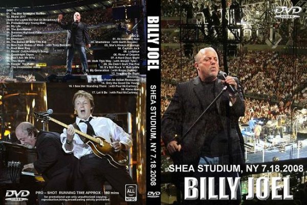 画像1: ビリージョエル 2枚シェイスタジアム2008 Billy Joel DVD (1)