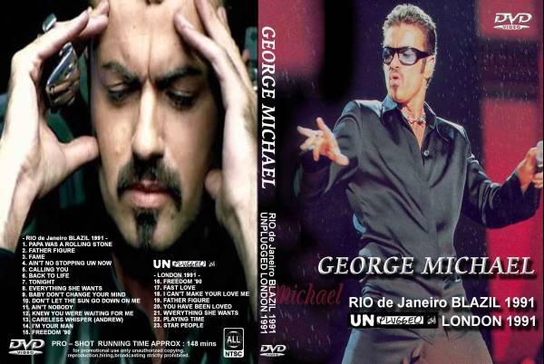 画像1: ジョージマイケルRIO 91'+ アンプラグド91'George Michael (1)