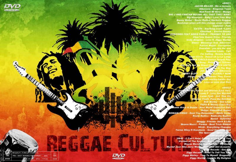 レゲエプロモ集2枚大画面 Bob Marley Bunny Wailer Jimmy Cliff DVD souflesｈ 音楽工房