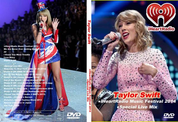 テイラースウィフト 14iheart 最新パフォ マンス Taylor Swift Dvd Souflesｈ 音楽工房