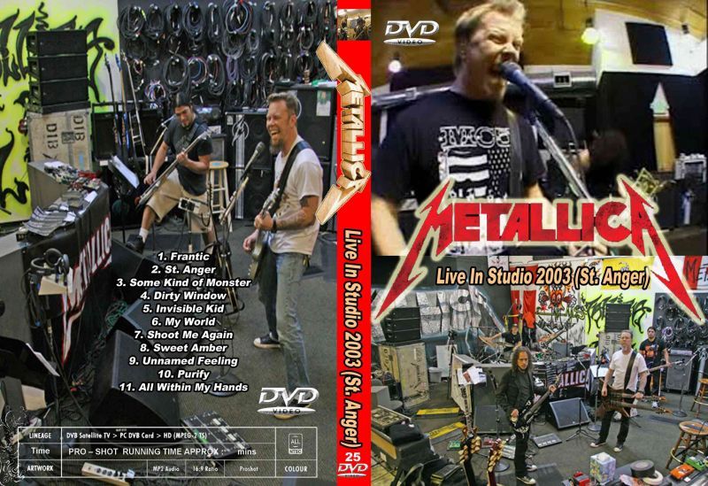Live　Studio　Metallica　音楽工房　25　2003　メタリカ　In　DVD　souflesｈ