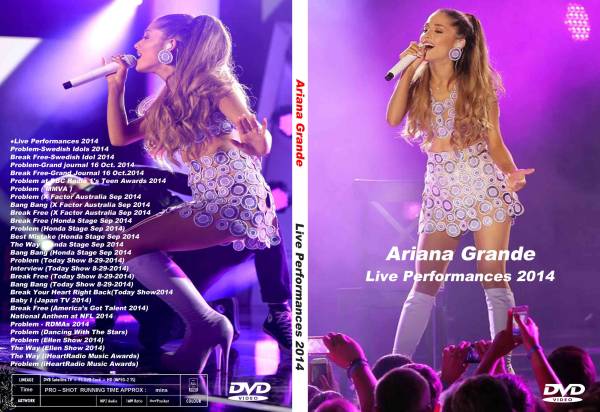 アリアナグランデ 14 スタジオライブ Ariana Grande Dvd Souflesｈ 音楽工房