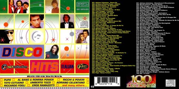 15□100-Italian Disco MP3CD オムニバス CD - souflesｈ 音楽工房