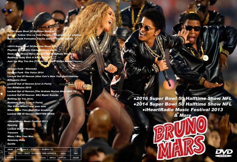 ブルーノマーズ 16スーパーボウル14 Bruno Mars Dvd Beyonce Souflesｈ 音楽工房