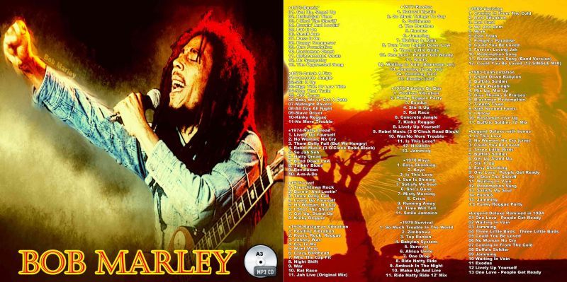 A3ボブ・マーリーBob Marley Discography Reggae レゲエ MP3CD souflesｈ 音楽工房