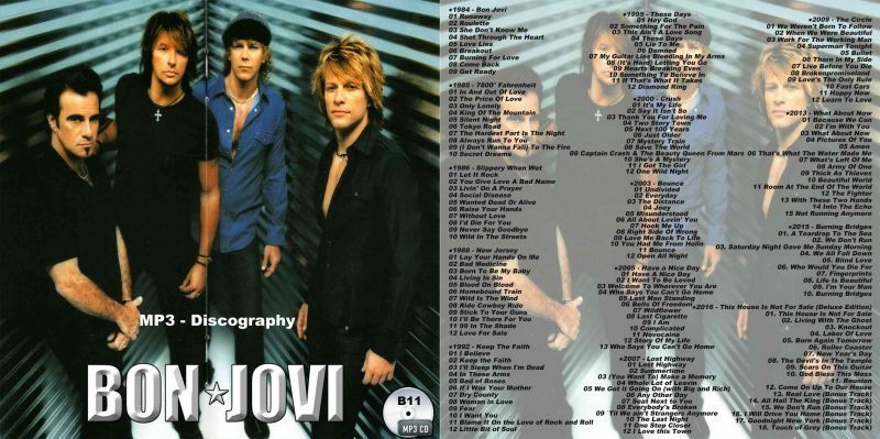 B11□ボン・ジョヴィ 2020 Bon Jovi Discography MP3CD - souflesｈ ...