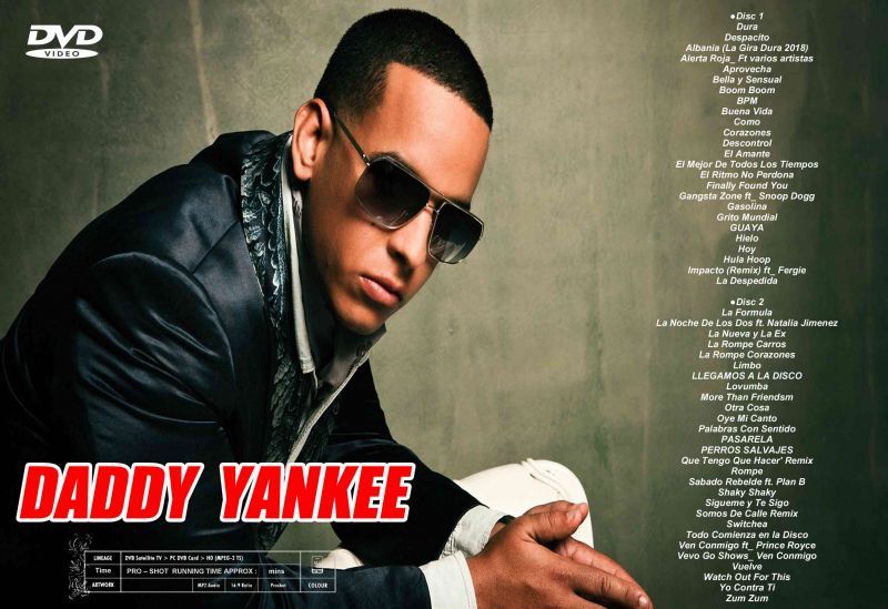 ダディーヤンキー 2枚 18 53曲高画質プロモ Daddy Yankee Dvd Souflesｈ 音楽工房