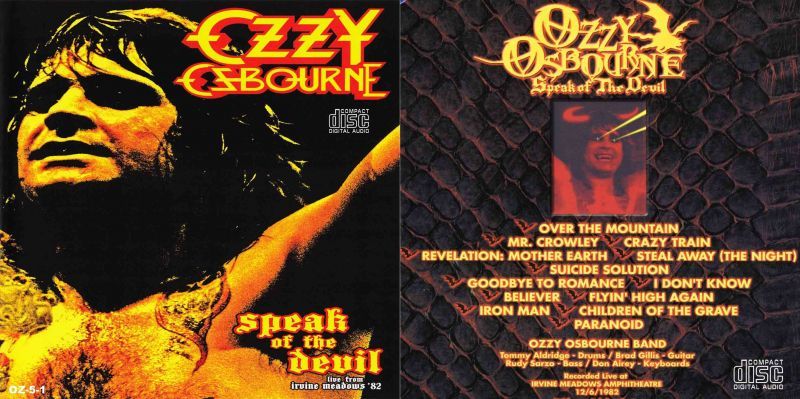 OZ-5□2枚Brad Gillis ブラッド・ギルス Speak of the Devil 82 Ozzy 