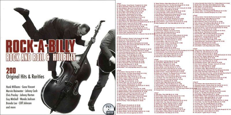 717Rockabilly 200曲 Rock And Roll  Hillbilly ロカビリー(Elvis Presley Johnny  Cash CD souflesｈ 音楽工房