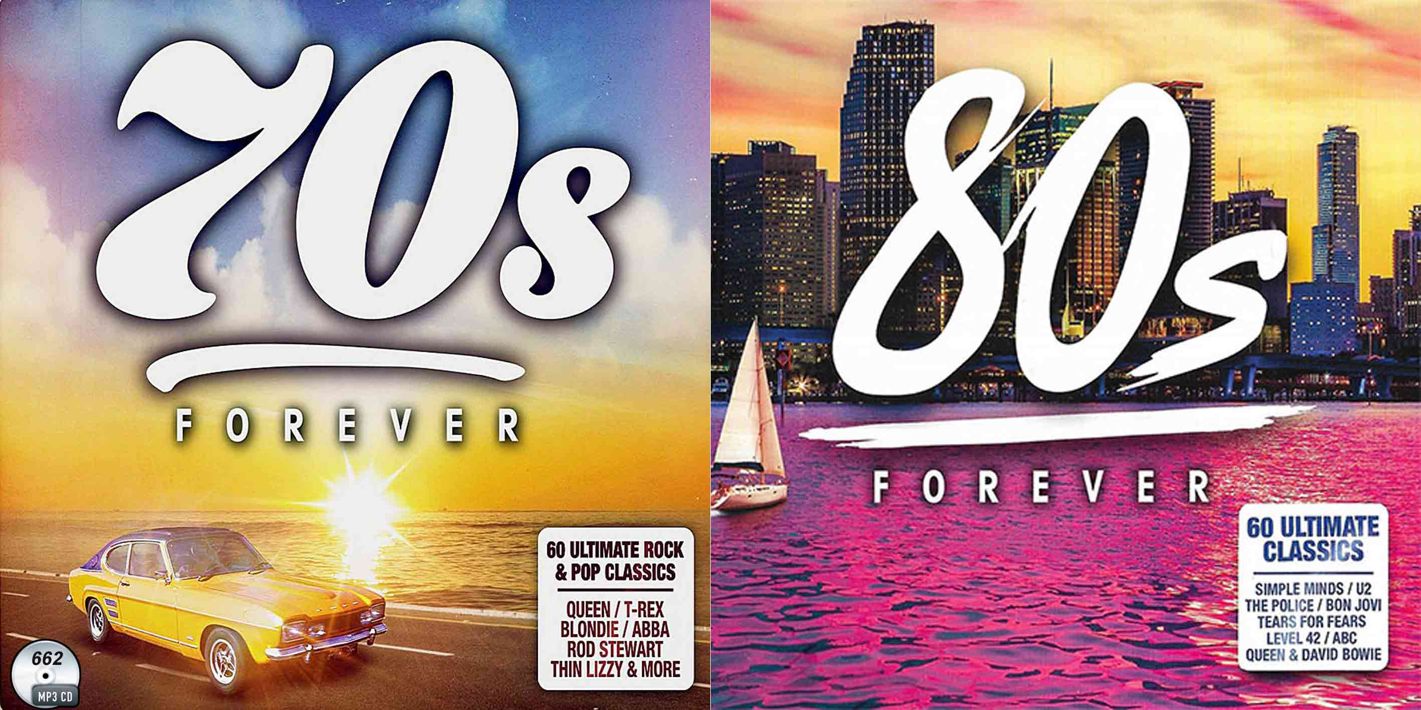 662□70s80s FOREVER 120曲(Queen Abba Bon Jovi CD - souflesｈ 音楽工房