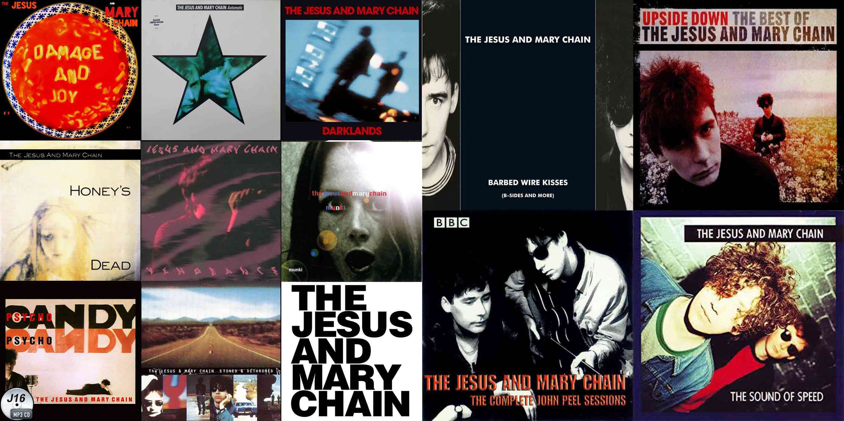 J16□ジーザス＆メリーチェイン 全アルバム The Jesus and Mary Chain