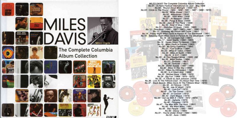 DVM1■マイルス・デイビス 61時間 The Complete Album Miles Davis MP3DVD