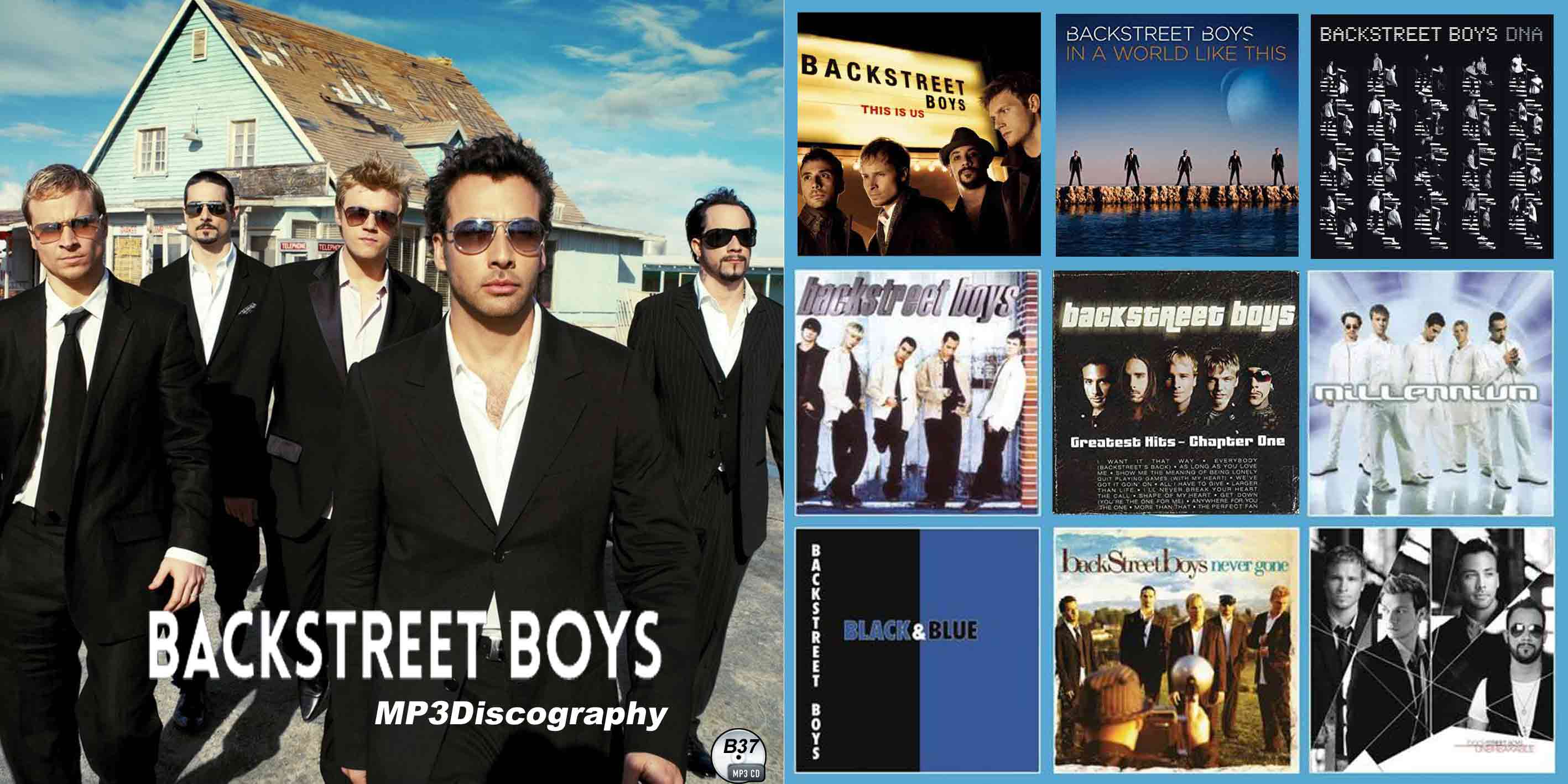 B37バックストリート・ボーイズ 全アルバム+ベスト Backstreet Boys MP3 CD - souflesｈ 音楽工房