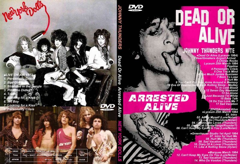 ジョニー・サンダース Johnny Thunders NEW YORK DOLLS DVD - souflesｈ 音楽工房