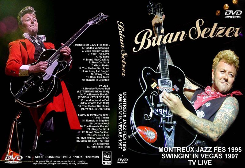 1 ブライアン・セッツァー90sライブ集 Brian Setzer Stray Cats DVD