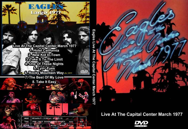 イーグルス Capital Center 1977 Eagles DVD - souflesｈ 音楽工房