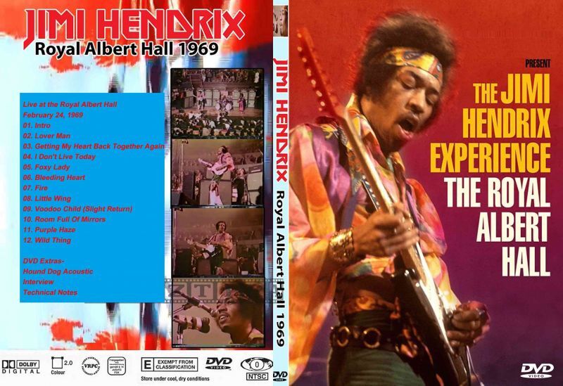 ジミ・ヘンドリックス 1969 Royal Albert Hall Jimi Hendrix DVD 