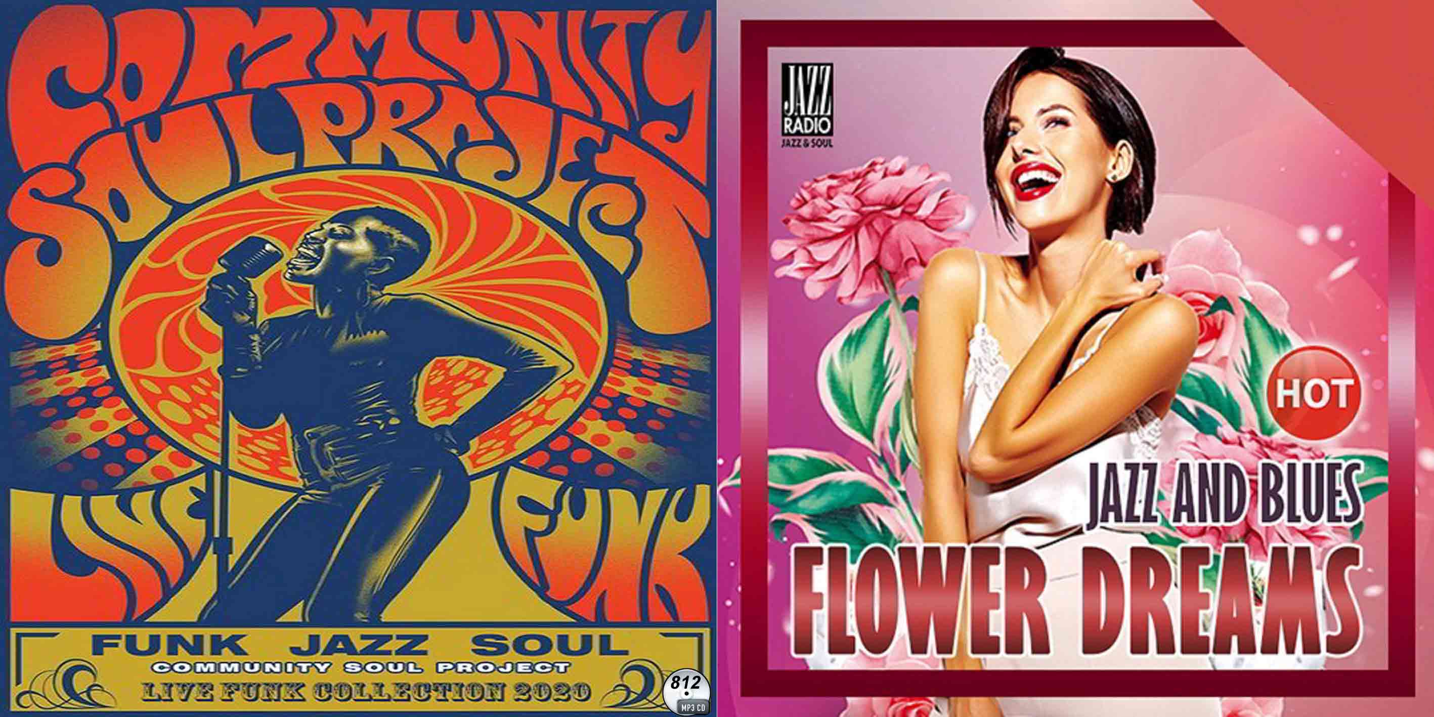 812□200曲 Flowers Dreams Jazz And Blues□Community Soul Project CD - souflesｈ  音楽工房