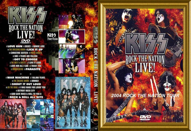 11 KISS 2004 Rock The Nation DVD - souflesh 音楽工房