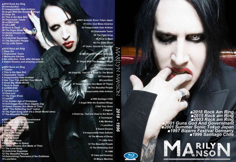 ブルーレイ マリリン・マンソン 1996-2018 Marilyn Manson Blu-ray 