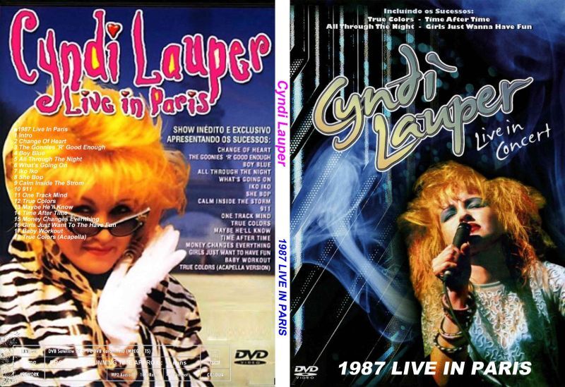 シンディ・ローパー 1987パリ・リマスター盤 Cyndi Lauper DVD