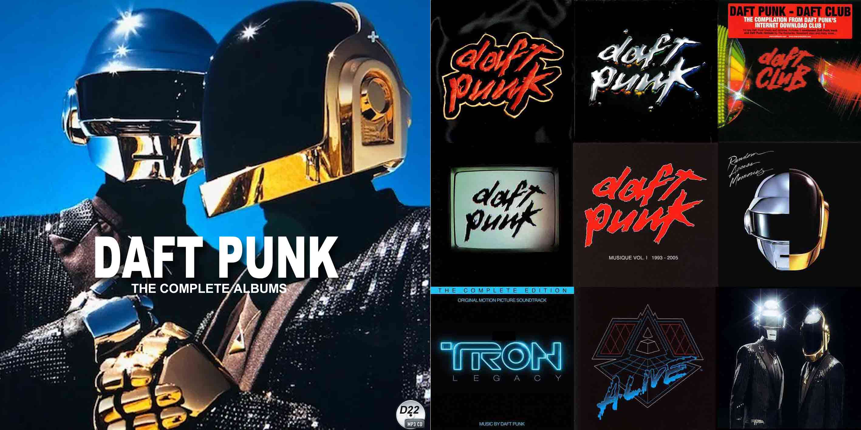 D22□ダフト・パンク Daft Punk Albums MP3CD - souflesｈ 音楽工房