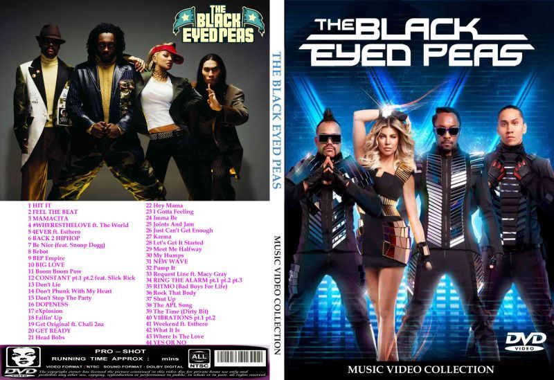 ブラック・アイド・ピーズ 2枚 2021 全高画質プロモ The Black Eyed Peas DVD - souflesｈ 音楽工房