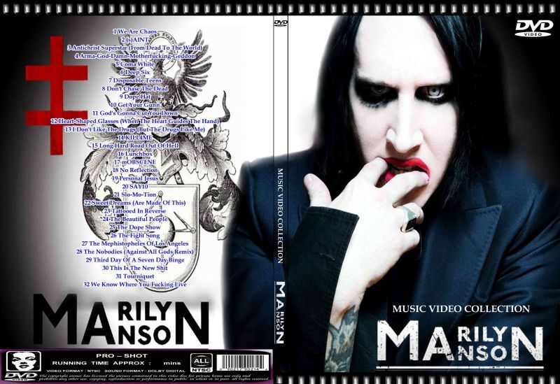 マリリン・マンソン (Marilyn Manson) 直筆サイン入りポスター - 洋楽