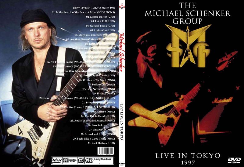 マイケル・シェンカー1997 LIVE IN TOKYO Michael Schenker DVD 