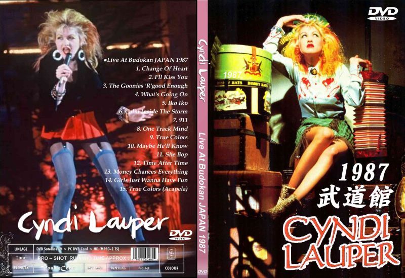 シンディ・ローパー武道館 1987 Cyndi Lauper DVD - souflesｈ 音楽工房